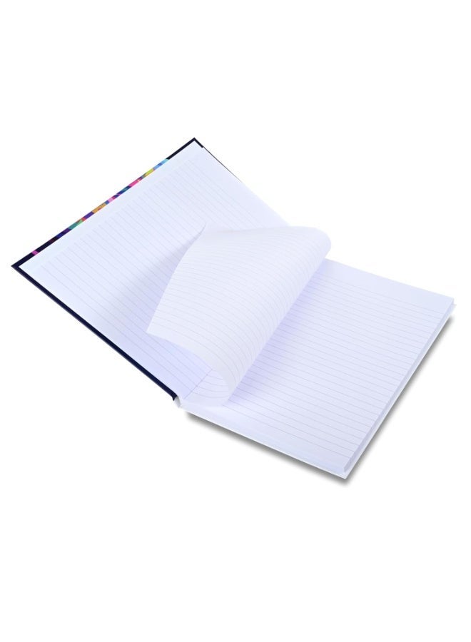 FIS® Hard Cover Notebook, Size 10"X8" Inches(254x203.2mm), 96 Sheets, 192 Pages, Single Line Ruling, White Paper, Packet of 5 Pieces, Swan Cover Design 3-FSNBHC1896-SWA3 - Image 5